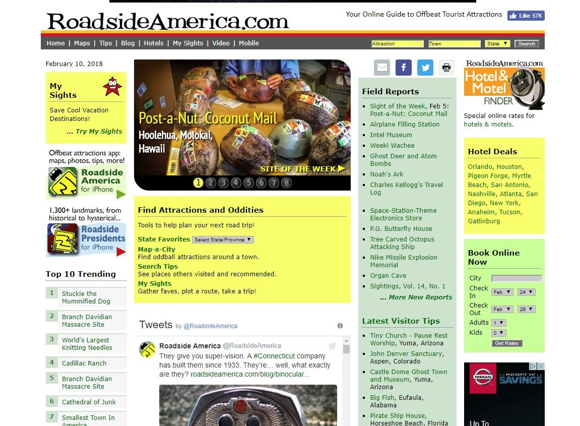 Roadside America Places 2 Explore